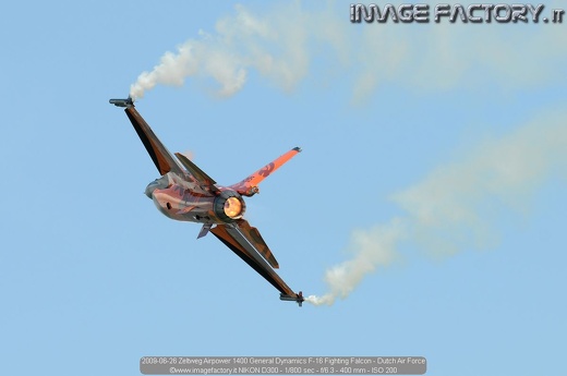 2009-06-26 Zeltweg Airpower 1400 General Dynamics F-16 Fighting Falcon - Dutch Air Force